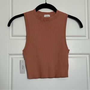 ❤️NWT aritzia wilfred reso sweater in soft terracotta